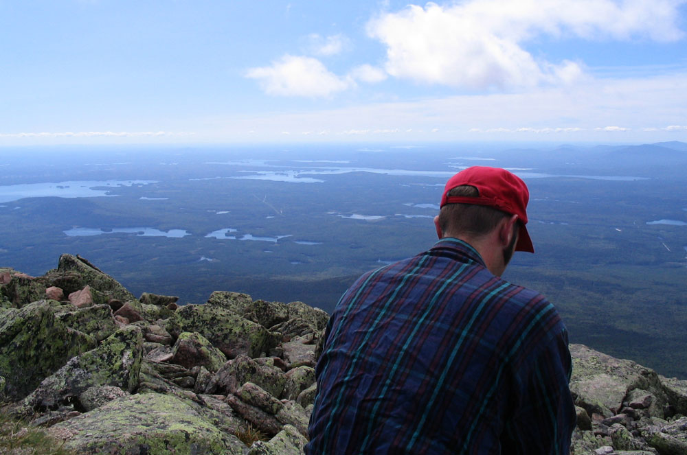 Mount Katahdin in Maine.